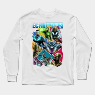 ecruverse faces Long Sleeve T-Shirt